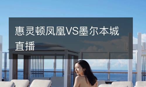 惠灵顿凤凰VS墨尔本城直播